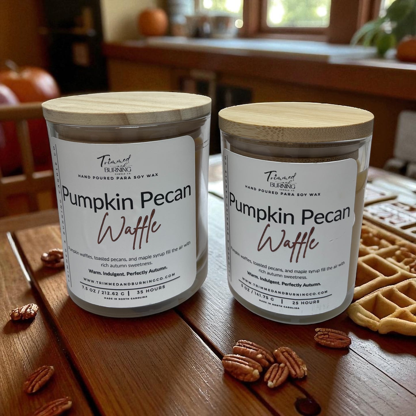 Pumpkin Pecan Waffle