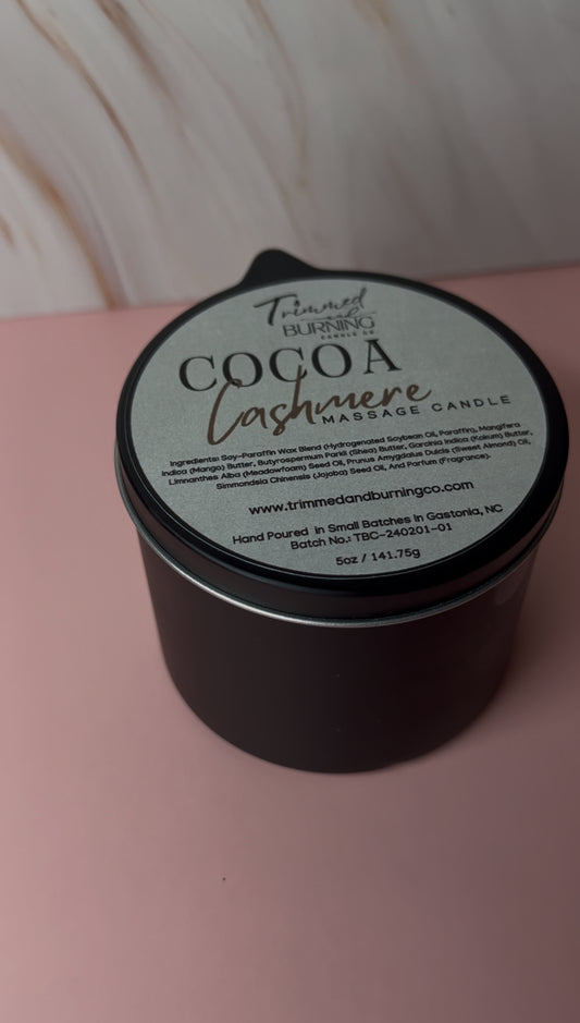 Cocoa Butter Cashmere Massage Candle