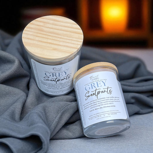 Grey Sweatpants Candle